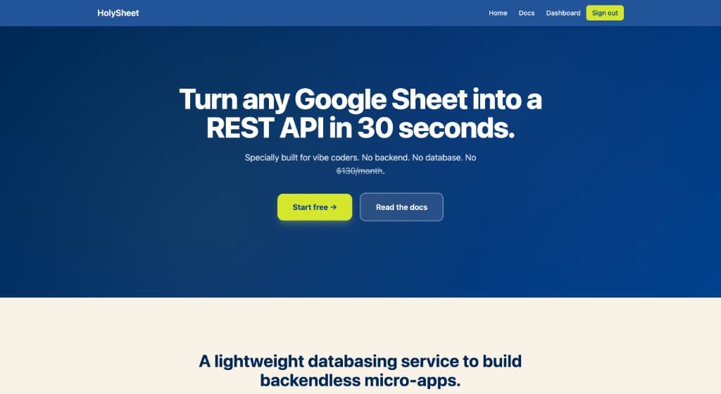 HolySheet